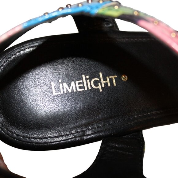 CLEARANCE SALE! Limelight Rafaella Size 7 Open Toe Studded Floral Pre-Loved - Picture 8 of 9